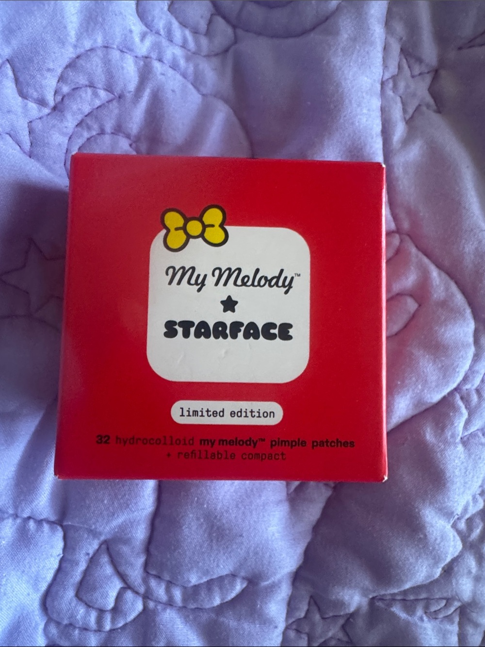 Sanrio My Melody Starface Red Yellow White Acne Pimple Patch Compact